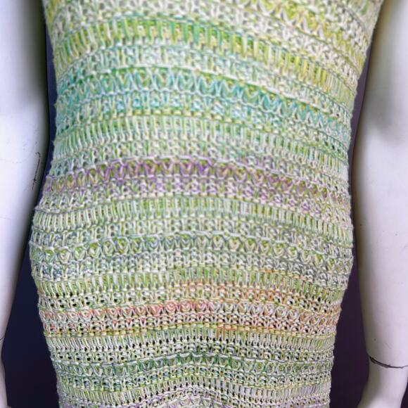 Zara Crochet Dress size small NWT Maxi rainbow Multicolored blogger favorite - Picture 10 of 16